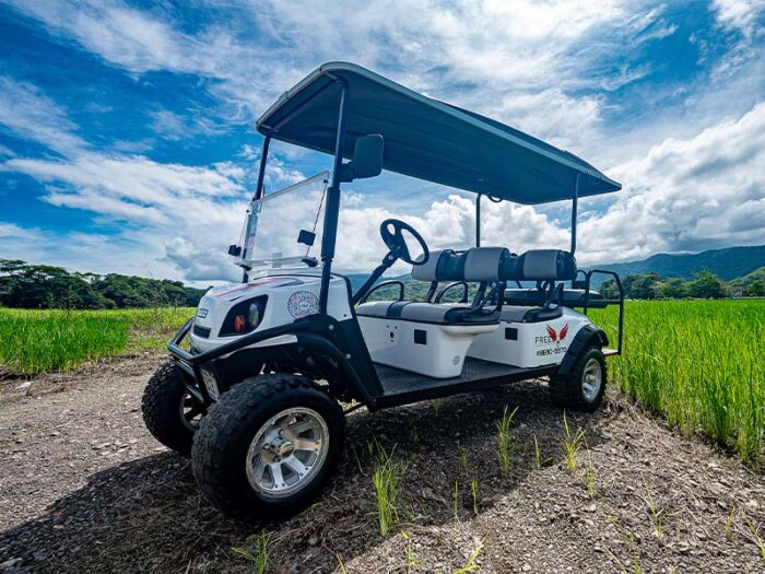 6-seater EZ Go Golf Cart Rental - Jaco Costa Rica